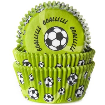Cupcake Vormpjes HoM Goal! Groen 50x33mm 48st., Verzenden, Nieuw