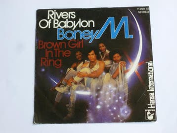 Boney M - Rivers of Babylon (vinyl single), Ophalen of Verzenden, Zo goed als nieuw