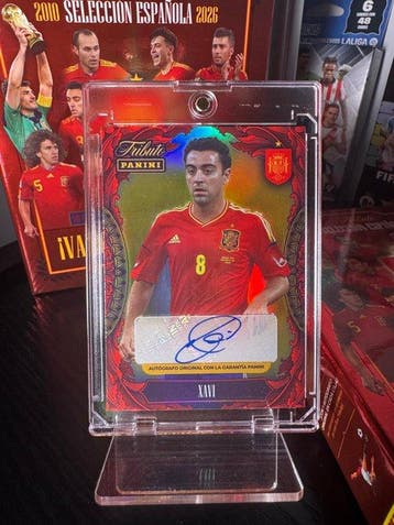 2010 Panini Tributo Xavi Gesigneerde kaart, Limited edition, Nieuw