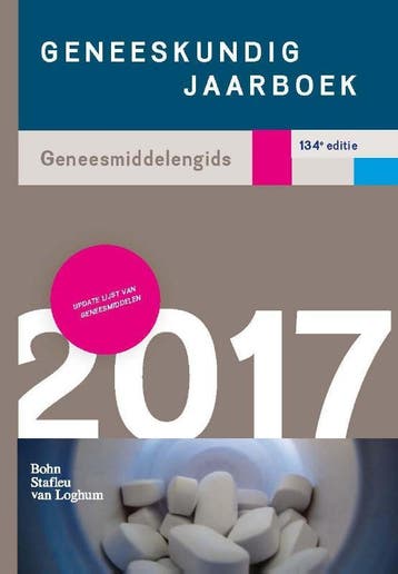 Geneeskundig jaarboek 2017 9789036813310, Verzenden, Zo goed als nieuw