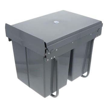 4goodz duo inbouw prullenbak afvalscheiding 2x 20 liter - 34, Verzenden, Nieuw