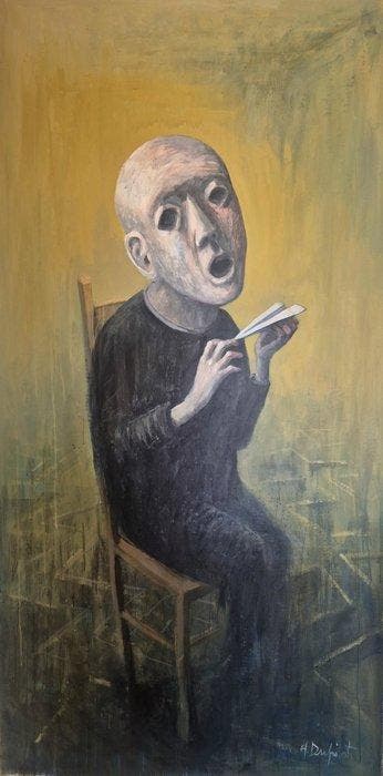 Hubert Duprilot - Celui qui attend le vent 2026 acrylique