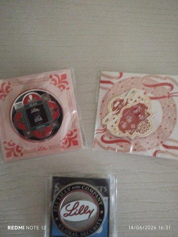 Lilly - Lilly-set met challenge coins - Sportplaat (3) -, Nieuw
