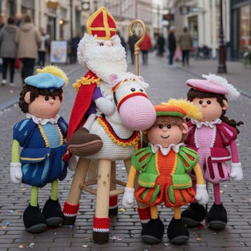 Grote Sinterklaas, Piet en Paard Haken (verzamelbundel) -, Ophalen of Verzenden, Nieuw