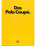 1985 VOLKSWAGEN POLO COUPÉ BROCHURE DUITS, Nieuw, Volkswagen, Author