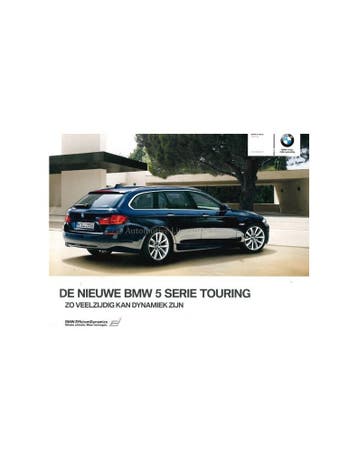 2010 BMW 5 SERIE TOURING BROCHURE NEDERLANDS, Nieuw, BMW, Author