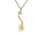 Gouden vintage tabakspijp hanger 14 kt, Ophalen of Verzenden, Nieuw