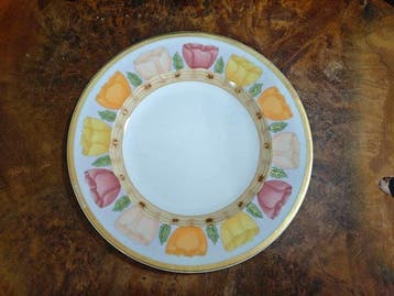 BVLGARI × Rosenthal - Bord - Le Rose Floral Dessert Plate