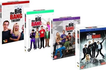 The Big Bang Theory - Seizoen 1 t/m 4 ( 4 aparte dvd boxen ), Cd's en Dvd's, Dvd's | Tv en Series, Verzenden, Nieuw in verpakking