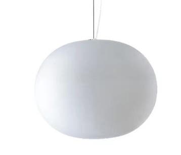 Witte Glazen Bol Hanglamp – Moderne LED Lamp voor Woon, Verzenden, Nieuw