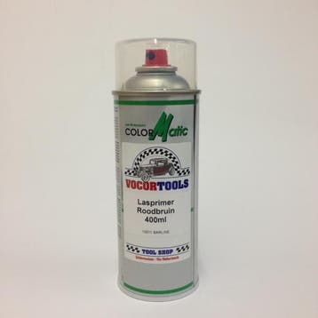 Lasprimer roodbruin, 400 ml spuitbus (Primers en Fillers), Verzenden, Nieuw