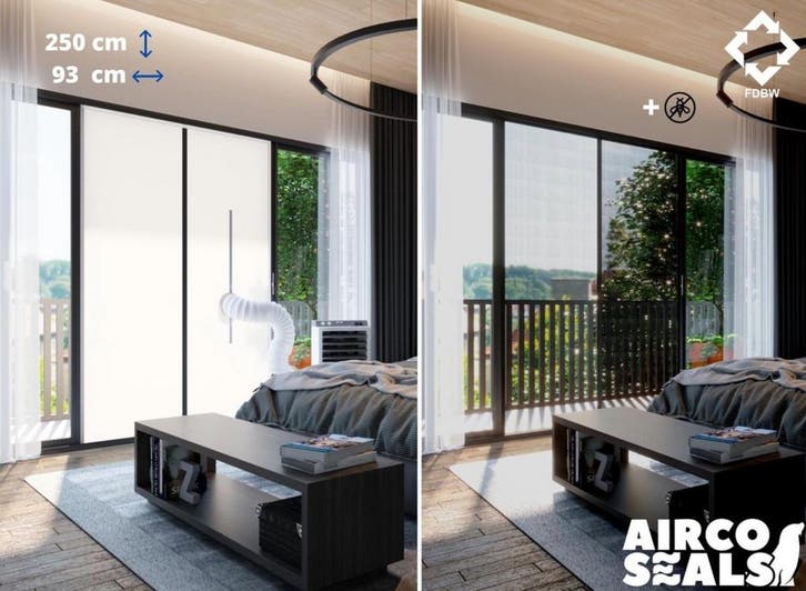 FDBW Deurafdichtingskit Mobiele Airco - Met Hor - 250 x 93, Witgoed en Apparatuur, Airco's, Nieuw, Verzenden