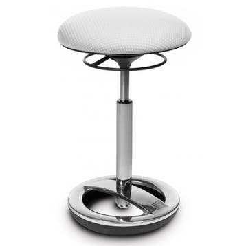 Werkkruk/Verhoogde Bureaustoel | Stof | Wit | Ergonomisch, Verzenden, Nieuw