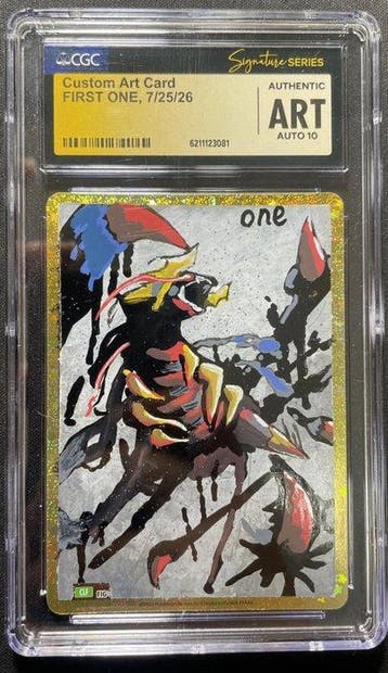 Pokémon - 1 Graded card - Giratina Art Sketch by First ONE, Nieuw