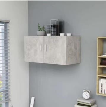 Moderne Wandkast met 2 Deuren – Hangende Opbergkast 80 cm, Verzenden, Nieuw