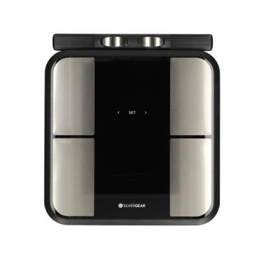 Silvergear Smart weegschaal - 30 x 32,8 x 3,65 cm, Witgoed en Apparatuur, Weegschalen, Verzenden, Nieuw