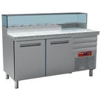 Diamond Pizzawerkbank | 260L | 2 Deuren + 3 Deegladen EN600x, Ophalen of Verzenden, Nieuw