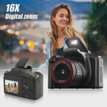 4K Digitale Fotocamera & Camcorder met 16MP, 16x Zoom - Perf, Verzenden, Nieuw