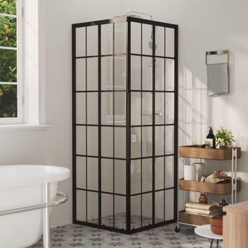 vidaXL Douchecabine 80x80x180 cm ESG, Verzenden, Nieuw