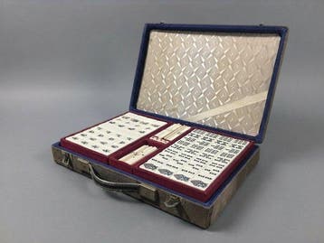 Japanese - Beeld, Vintage Japanese Mahjong Set - Classic