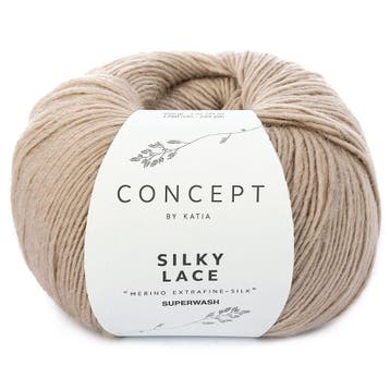 Katia Concept Silky Lace - 151 beige - Merino/Zijde Garen, Ophalen of Verzenden, Nieuw