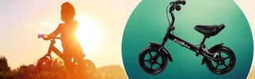 Easy Pirate Loopfiets zwart (Kinderfietsen, Speelgoed), Verzenden, Nieuw