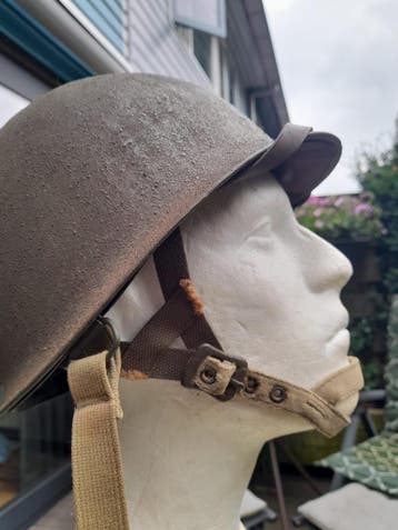 ORIGINAL WWII US M1 McCORD AIRBORNE HELMET SET “MULLIGAN..., Verzamelen, Militaria | Tweede Wereldoorlog