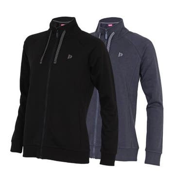 Donnay Donnay Dames - 2-Pack - Vest met kraag Amber - Zwart, Verzenden, Nieuw