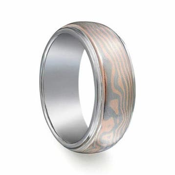 Trouwring Mokume Gane van Jaume Labro uitvoering Apollo, Verzenden, Nieuw