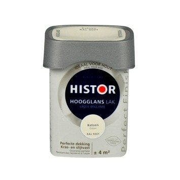 - Histor Perfect Finish lak hoogglans katoen 250 ml, Doe-het-zelf en Verbouw, Verf, Beits en Lak, Ophalen of Verzenden, Nieuw