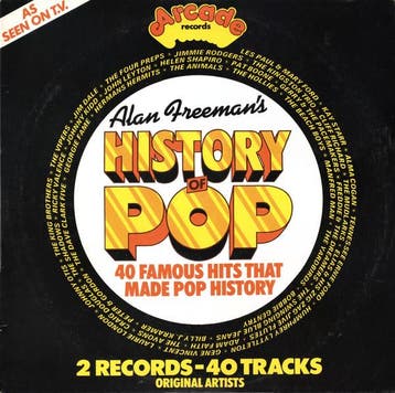 LP gebruikt - Various - Alan Freemans History Of Pop, Verzenden, Zo goed als nieuw, Overige formaten