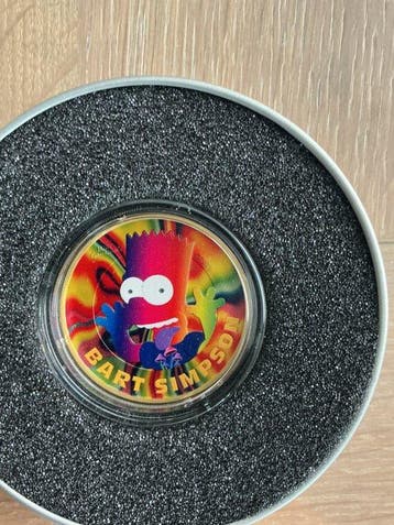 Tuvalu. 1 Dollar 2022, Bart Simpson, 1 Oz