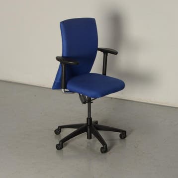 Klober bureaustoel, blauw, 2D armleggers, Ophalen of Verzenden, Nieuw in verpakking