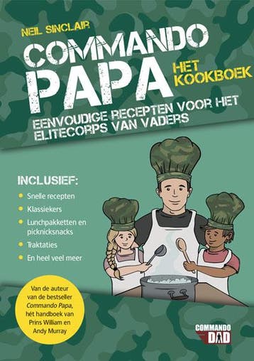 Commando Papa-Het Kookboek | Neil Sinclair | Nieuw, Ophalen of Verzenden, Nieuw, Neil Sinclair