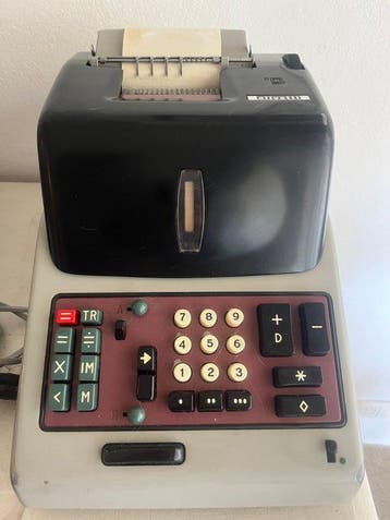 Marcello Nizzoli - Olivetti, Divisumma 24 - Rekenmachine -, Antiek en Kunst