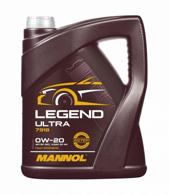 Mannol Legend Ultra 0W20 Synthetische motorolie - 5 Liter, Auto diversen, Onderhoudsmiddelen, Verzenden
