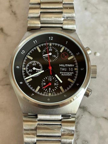 Military - Automatik Chronograph - Zonder minimumprijs -, Sieraden, Tassen en Uiterlijk, Horloges | Heren, Nieuw