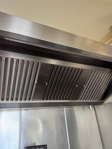 Professionele Horeca RVS Wandafzuigkap, centrale afzuiging, Ophalen, Gebruikt, Overige typen
