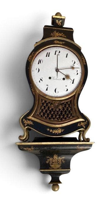 Neuchâteloise - Hout, Messing - 1800-1850, Antiek en Kunst, Antiek | Klokken