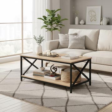 Salontafel Pittsburgh 100x55x45,5cm, Verzenden, Nieuw