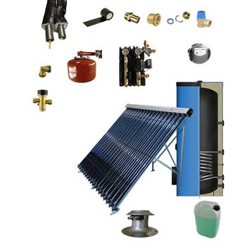 Tapwater zonneboiler 300L+ Prisma Pro 18 5 meter DN16 dubbel, Verzenden, Nieuw