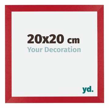 Fotolijst 20x20 cm - Rood - MDF - Mura, Verzenden, Nieuw