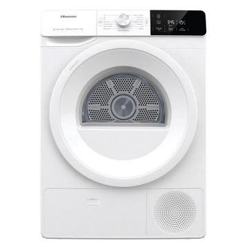 Hisense DHGE901 wasdroger Vrijstaand Voorbelading 9 kg449, Witgoed en Apparatuur, Wasdrogers, Overige typen, Nieuw, Ophalen of Verzenden