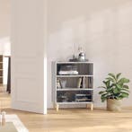 vidaXL Dressoir 57x35x70 cm bewerkt hout grijs sonoma, Verzenden, Nieuw, 50 tot 100 cm, 25 tot 50 cm