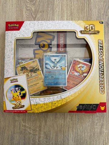 1 Booster pack - poke - Pokémon – Coffret Poster 30e, Nieuw