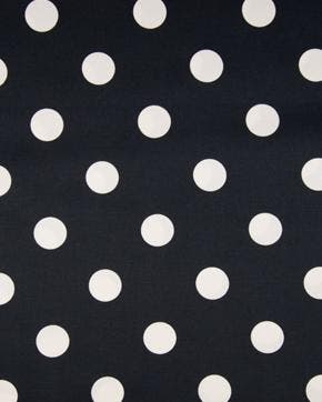 Miroglio Katoen Dots Zwart, Nieuw, Zwart