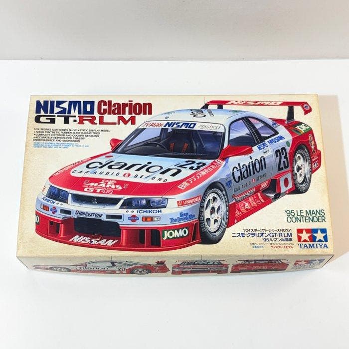 Tamiya 1:24 - Modelbouwdoos - Nissan NISMO Clarion GT-R LM, Hobby en Vrije tijd, Modelauto's | 1:5 tot 1:12