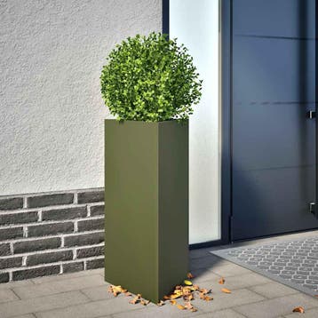 vidaXL Plantenbakken 2 st driehoek 40x34,5x75 cm staal, Verzenden, Nieuw, Metaal