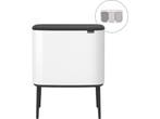 Brabantia Bo Touch Bin - Prullenbak - 3 x 11 liter -, Verzenden, Zo goed als nieuw