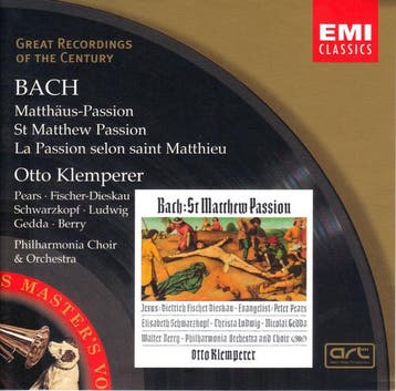 cd - Bach - ST Matthew Passion - Klemperer, Verzenden, Zo goed als nieuw